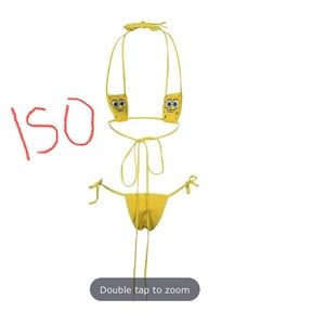 ISO - GCDS SpongeBob crochet bikini